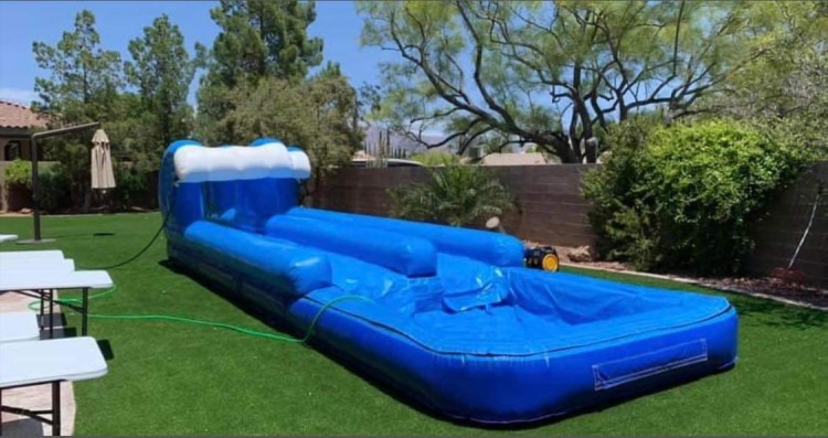 Big Wave Dual Lane Slip-n-Slide with Splash Pool