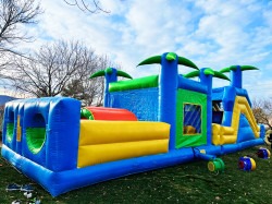 Tropical Paradise Dual Lane Obstacle Course