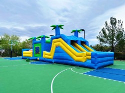 IMG 1111 1750550690 Tropical Paradise Dual Lane Obstacle Course