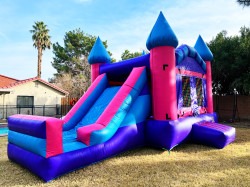 IMG 8542 1750547990 Cotton Candy Bounce House Combo with Slide