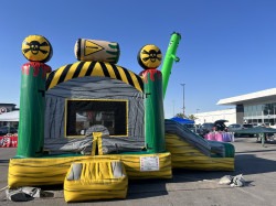 IMG 2326 1751850857 Toxic Waste Bounce House Combo with Slide