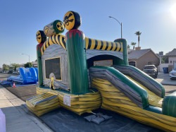 IMG 2430 1751850856 Toxic Waste Bounce House Combo with Slide