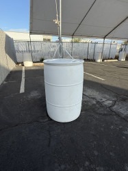 Concrete Block/Water Barrel